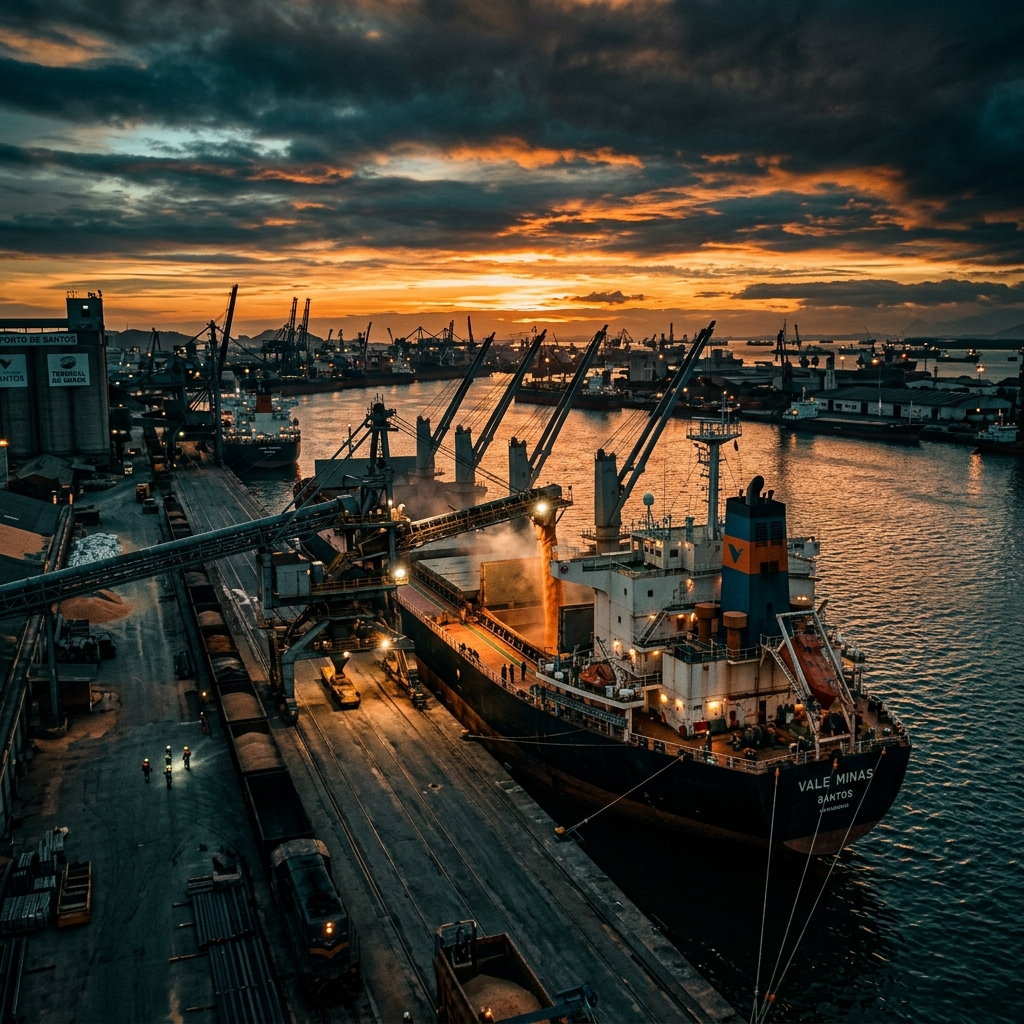 Port of Santos Bulk Loading Operation